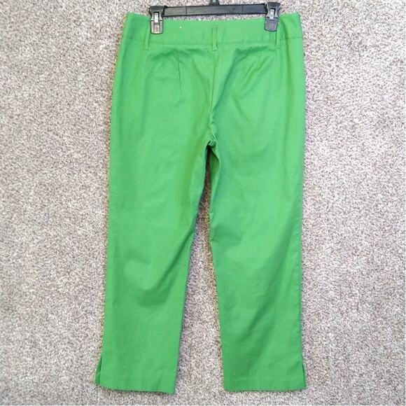 LOFT Green Ankle Pants - Picture 2 of 11